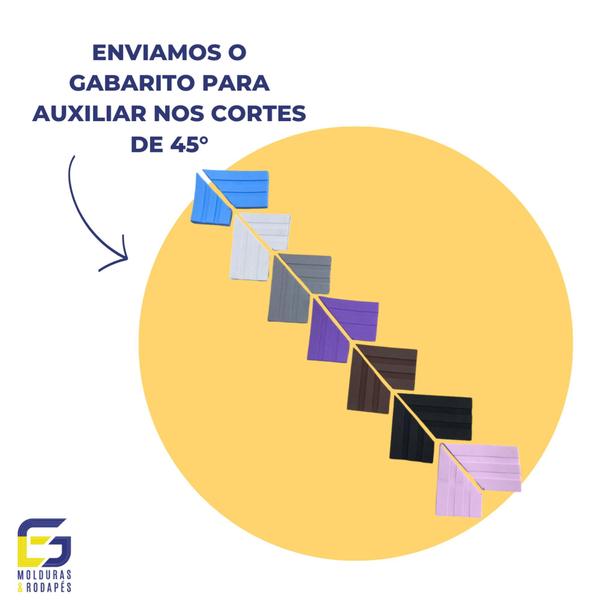 Imagem de Moldura Guarnição Rodameio Eva Autocolante Marte 7cmx5mm 15 Metros