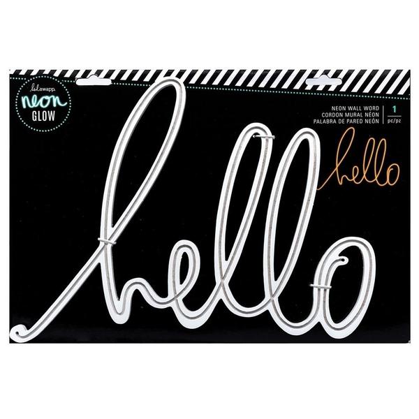 Imagem de Moldura Hello para Filamento Neon Heidi Swapp