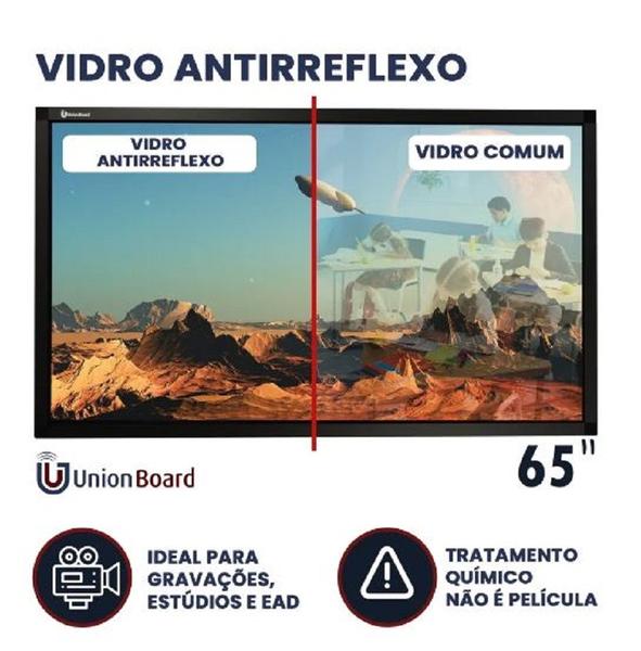 Imagem de Moldura Interativa Antirreflexo Unionboard 65 Polegadas