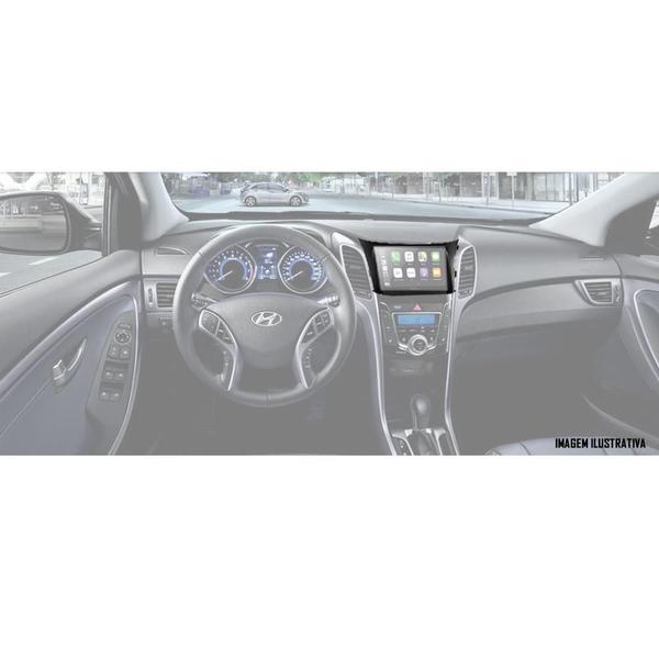 Imagem de Moldura Painel 2 Din 7 Pol Hyundai I30 2013 À 2016 Preto