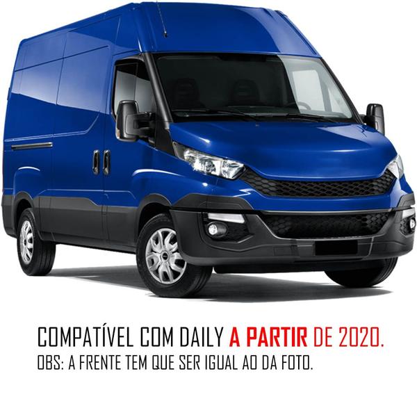 Imagem de Moldura Painel 2 Din 9" Polegadas Iveco Daily 2020 em Diante Preto