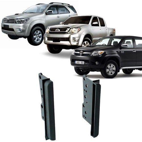 Imagem de Moldura Painel 2 Din Dvd Toyota Hilux Srv Std Sw4 2005 à 2011 Preto