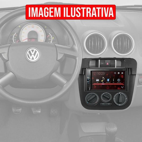 Imagem de Moldura painel gol g4 05/08 2 din jp volkswagen