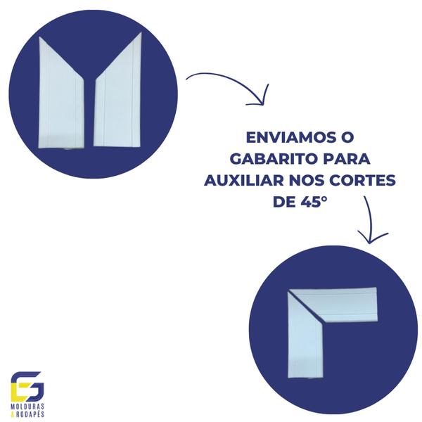 Imagem de Moldura Rodameio Eva Autocolante Flexível Orion 5cmx5mm 10 Metros