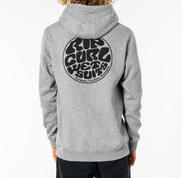 Imagem de Moletom fech. rip curl original wetsuit icon hood grey