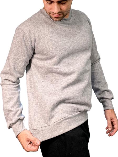 Moletom Gola Careca HUGO JOBS Premium Liso Felpado Lançamento Sem