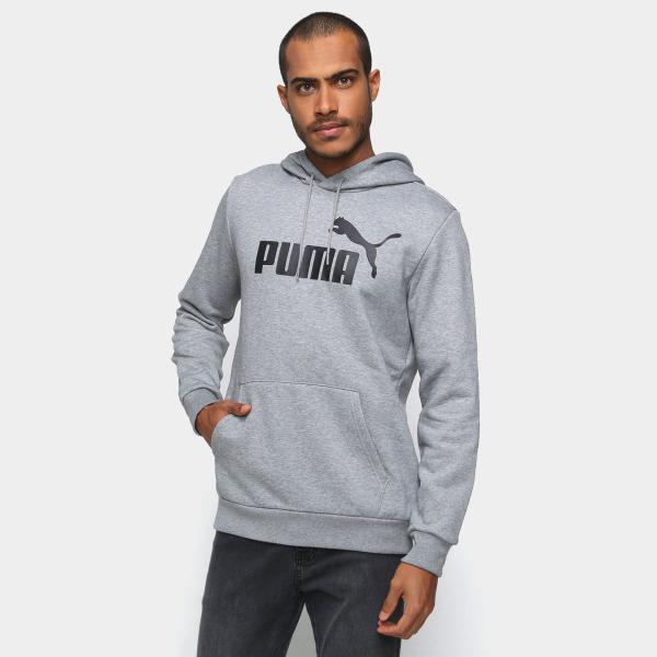 Moletom Puma Essentials Big Logo Capuz Masculino Moletom Puma Essentials Big Logo Capuz Masculino
