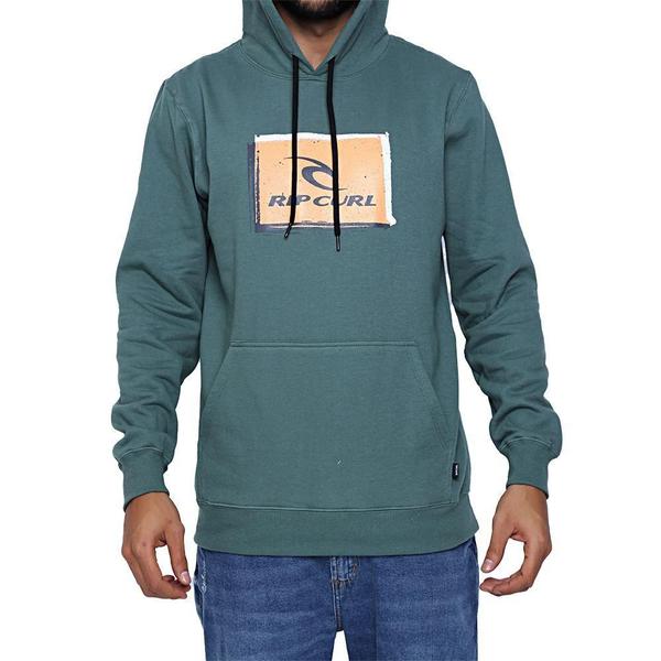 Imagem de Moletom Rip Curl Canguru Icon Trash Hood Masculino Verde