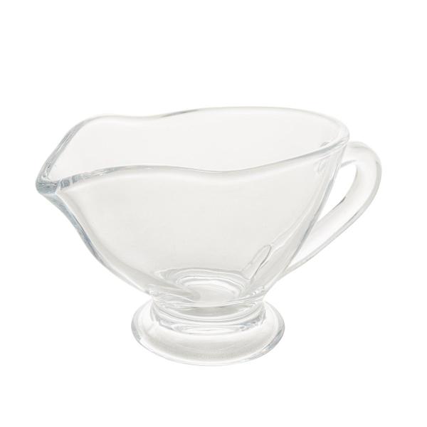 Imagem de Molheira Com Alça Transparente de Cristal Seul 180ml Lyor Porta Molho de Salada