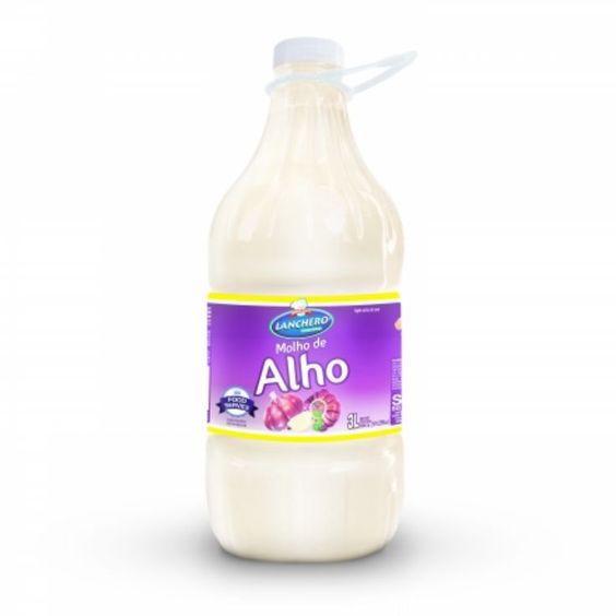 Molho de Alho Condimento Saboroso em Garrafa Lanchero com 3L Imagem de Molho de Alho Condimento Saboroso em Garrafa Lanchero com 3L