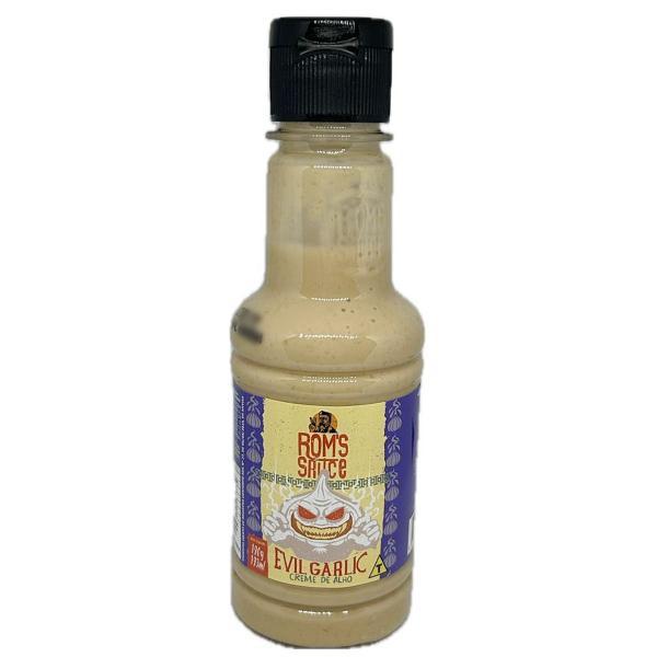 Imagem de Molho de Alho Gourmet Evil Garlic Rom's Sauce Premium 190g