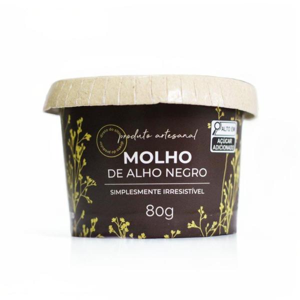 Imagem de Molho de Alho Negro Artesanal 80g - Alho Negro do Sítio