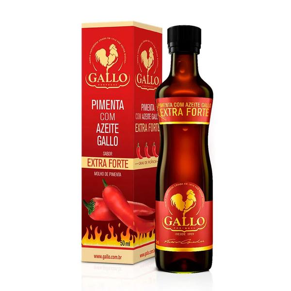 Imagem de Molho de Pimenta com Azeite Extra Forte Gallo 50ml