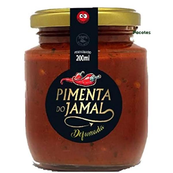 Imagem de Molho De Pimenta Defumada Jamal 200Ml (3 Vidros)