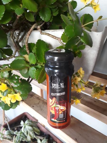 Molho de Pimenta Natural Extreme 110ml - OrganiPiments Imagem de Molho de Pimenta Natural Extreme 110ml - OrganiPiments