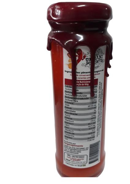 Molho de Pimenta Natural Trinidad Scorpion 110ml - OrganiPiments Imagem de Molho de Pimenta Natural Trinidad Scorpion 110ml - OrganiPiments