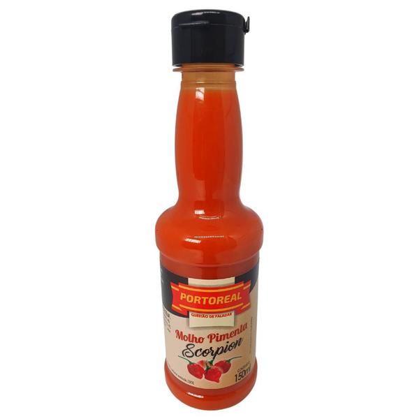 Molho de Pimenta Scorpion 150ml frasco - Portoreal - Armazém Real Imagem de Molho de Pimenta Scorpion 150ml frasco - Portoreal