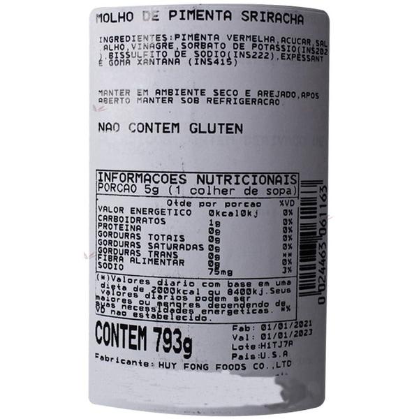 Molho de Pimenta Sriracha Hot Chili Galo 482G Huy Fong - Huy Fong Foods Imagem de Molho de Pimenta Sriracha Hot Chili Galo 482G Huy Fong