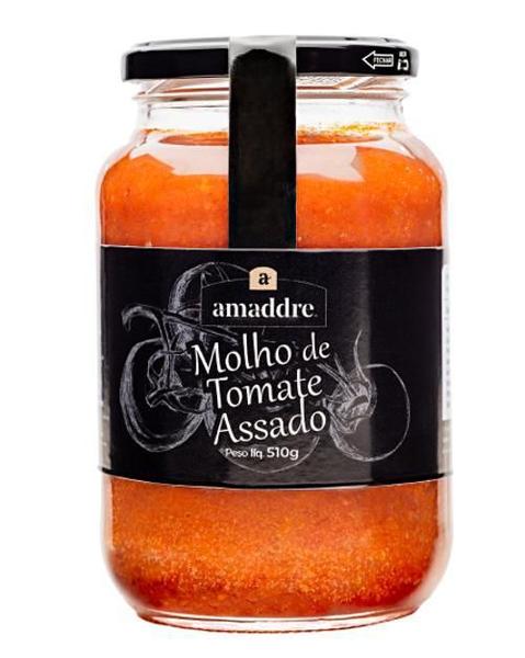 Molho De Tomate Assado Artesanal Amaddre 510G Imagem de Molho De Tomate Assado Artesanal Amaddre 510G