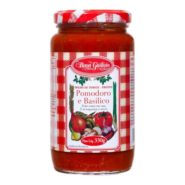 Imagem de Molho De Tomate Buon Gustaio Pomarola E Basilico 350g