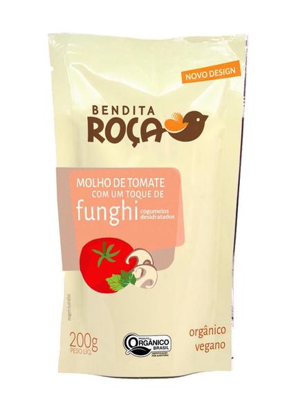 Molho De Tomate Com Funghi Orgânico E Vegano Sachê 200G - Agreco Imagem de Molho De Tomate Com Funghi Orgânico E Vegano Sachê 200G
