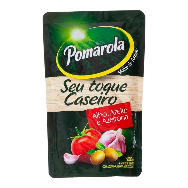 Imagem de Molho de Tomate  com Pedaços de Azeitona Pomarola 300g