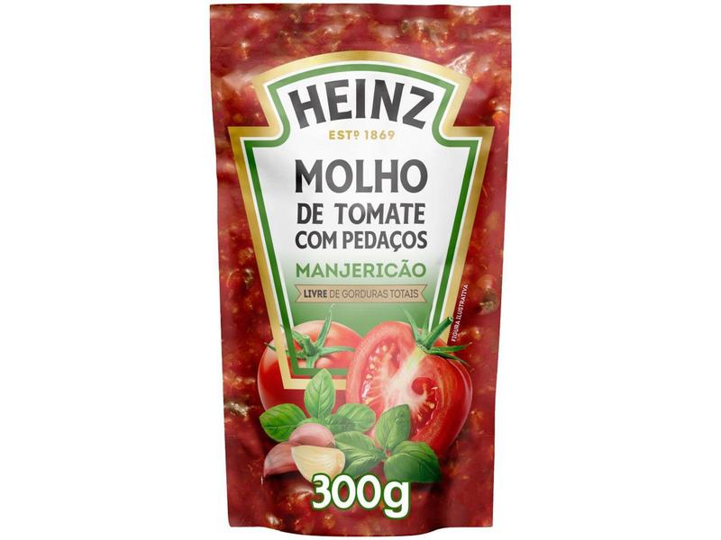 Molho de Tomate Manjericão Heinz - 300g Imagem de Molho de Tomate Manjericão Heinz - 300g