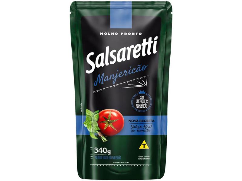 Molho de Tomate Manjericão Salsaretti 340g Imagem de Molho de Tomate Manjericão Salsaretti 340g