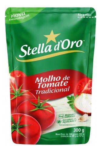 Imagem de Molho De Tomate Tradicional Stella D'oro Em Sachê 300 G