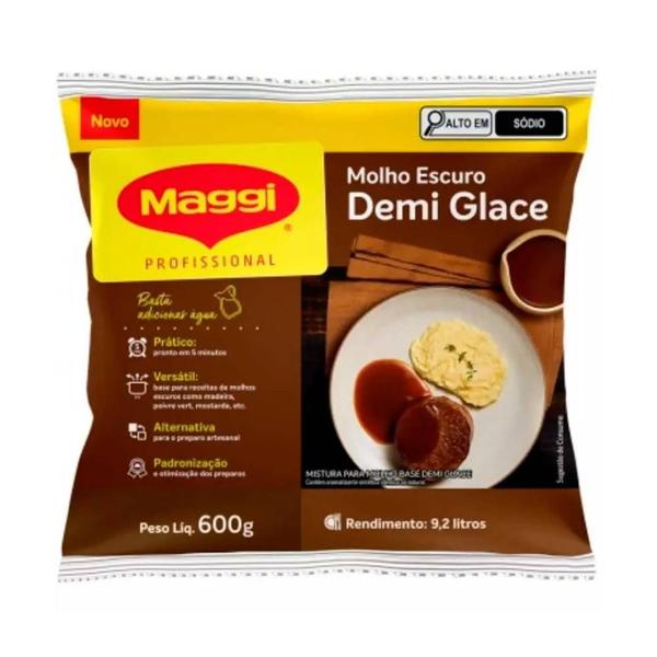 Molho Demi Glace Chef Nestlé 600g Imagem de Molho Demi Glace Chef Nestlé 600g