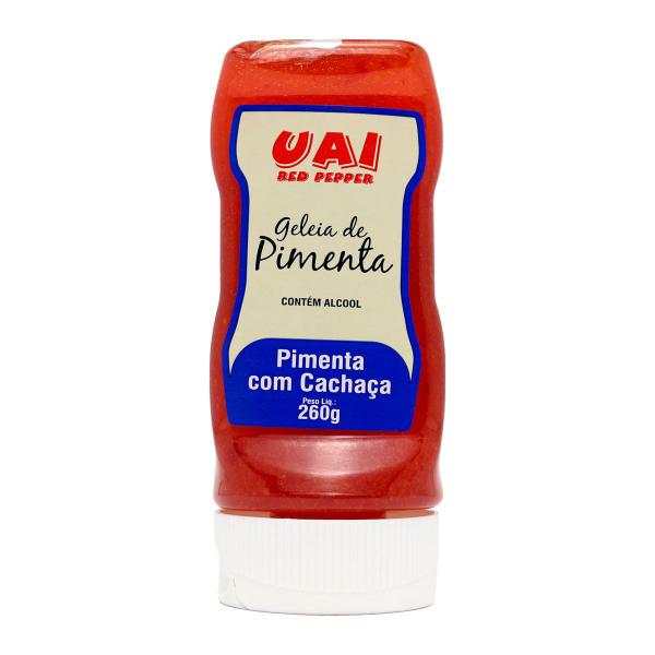 Imagem de Molho Geleia de Pimenta com Cachaça agridoce  260g - UAI Red pepper