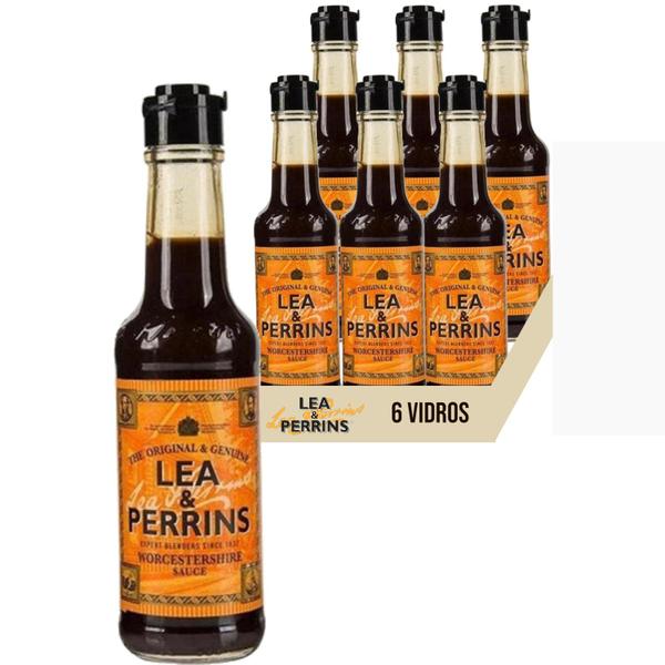 Molho Inglês LEA & PERRINS 150ml (6 vidros) - Lea Perrins Imagem de Molho Inglês LEA & PERRINS 150ml (6 vidros)