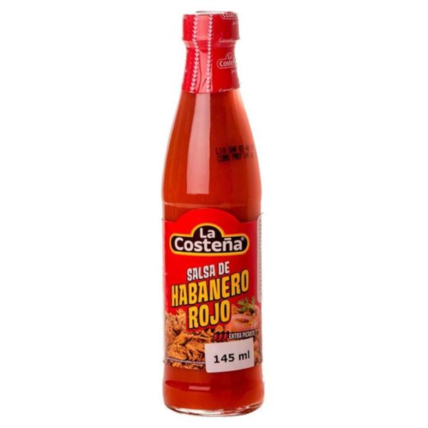 Molho Mexicano La Costea Habanero Vermelho 145G - La Costeña Imagem de Molho Mexicano La Costea Habanero Vermelho 145G