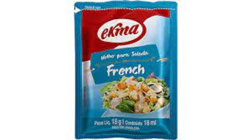 Imagem de Molho para Salada French Sachê 18g Ekma - CX 42 Sachês