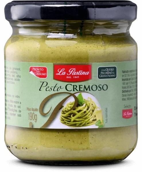 Imagem de Molho Pesto Cremoso La Pastina 190G