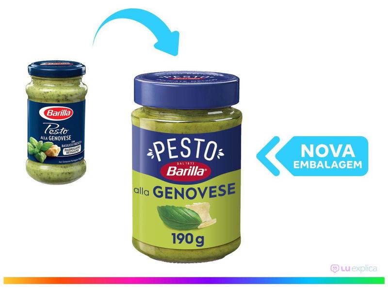 Imagem de Molho Pesto Manjericão Vegetariano Barilla Pesto - 190g