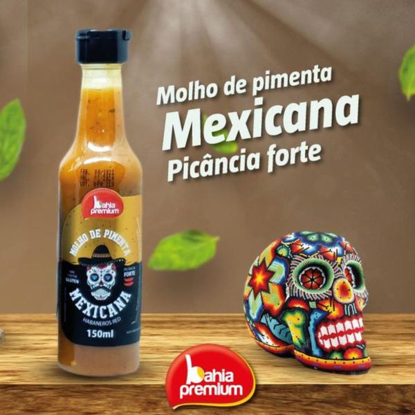 Imagem de Molho Pimenta Cremosa Calabresa Temperada Ardência Moderada Mix 12u Bahia Premium 150ml