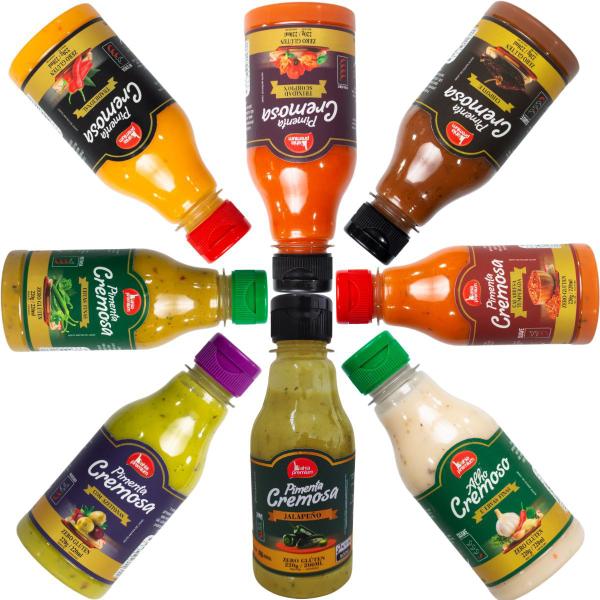 Molho Pimenta Cremosa Chipotle Gourmet Picância Suave Bahia Premium 200ml (até 8 sabores) Imagem de Molho Pimenta Cremosa Chipotle Gourmet Picância Suave Bahia Premium 200ml (até 8 sabores)