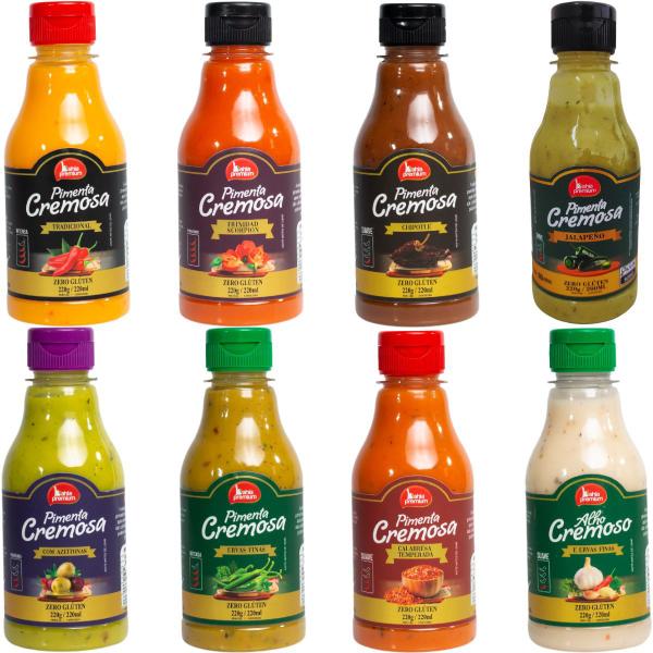 Molho Pimenta Cremosa Chipotle Gourmet Picância Suave Bahia Premium 200ml (até 8 sabores) Imagem de Molho Pimenta Cremosa Chipotle Gourmet Picância Suave Bahia Premium 200ml (até 8 sabores)