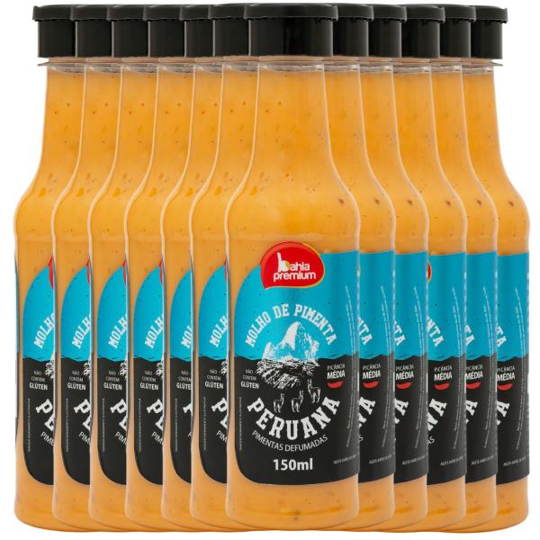 Imagem de Molho Pimenta Habanero Cremosa Picância Extra Forte (Para os Brutos) Mix 12 unidades Bahia Premium 150ml