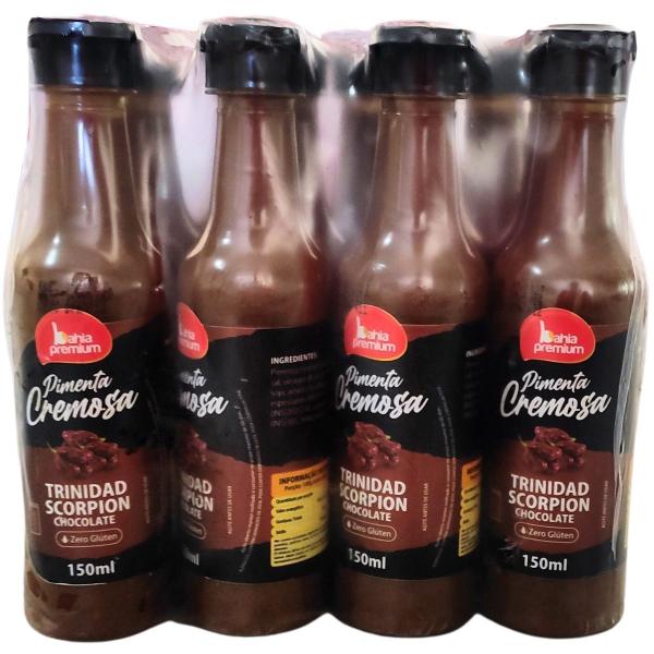 Molho Pimenta Peruana Defumada Cremosa Gourmet Ardência Média Mix 12 Unidades Bahia Premium 150ml Imagem de Molho Pimenta Peruana Defumada Cremosa Gourmet Ardência Média Mix 12 Unidades Bahia Premium 150ml