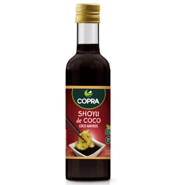 Molho Shoyu Coco Aminos Copra 250ml Imagem de Molho Shoyu Coco Aminos Copra 250ml