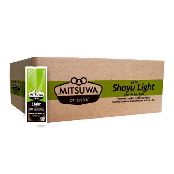 Imagem de Molho shoyu light mitsuwa sache 250x8ml