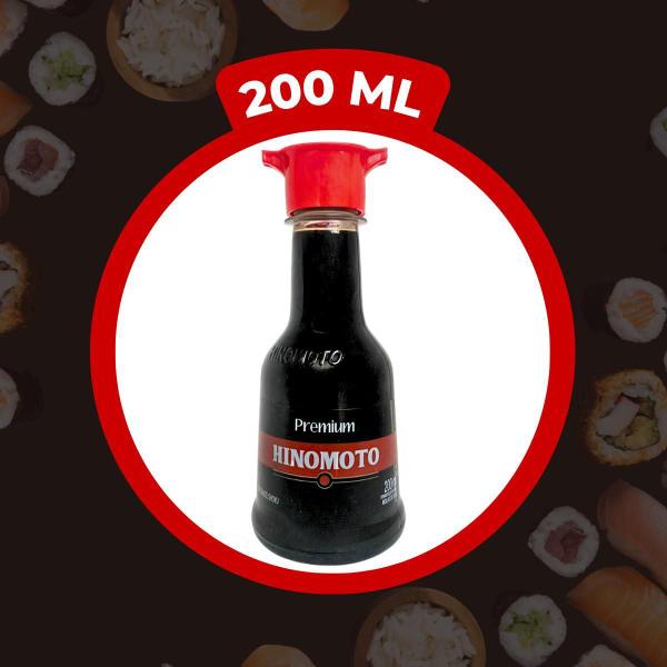 Molho Shoyu Premium Hinomoto 200ml Soja Sushi Grelhado - Hugbox Imagem de Molho Shoyu Premium Hinomoto 200ml Soja Sushi Grelhado