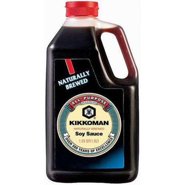 Molho soja - shoyu tradicional Kikkoman 1.2l Imagem de Molho soja - shoyu tradicional Kikkoman 1.2l
