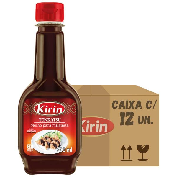 Molho tonkatsu kirin caixa com 12 un de 200 ml Imagem de Molho tonkatsu kirin caixa com 12 un de 200 ml