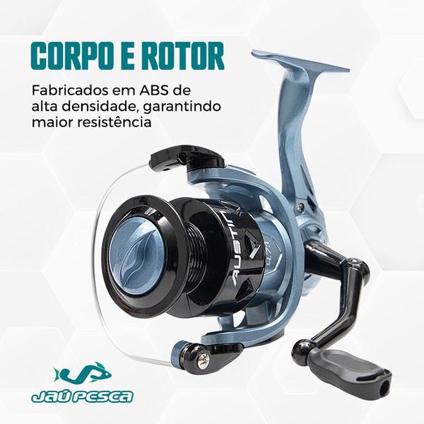 Imagem de Molinete de Pesca Austin 6000 Drag 10 kg para Pesca Pesada