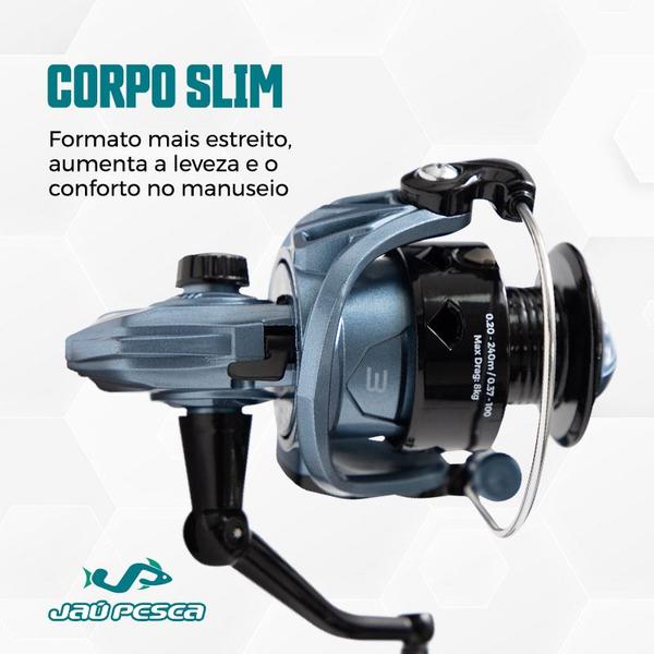 Imagem de Molinete de Pesca Austin 7000 Drag 8 kg para Pesca Pesada