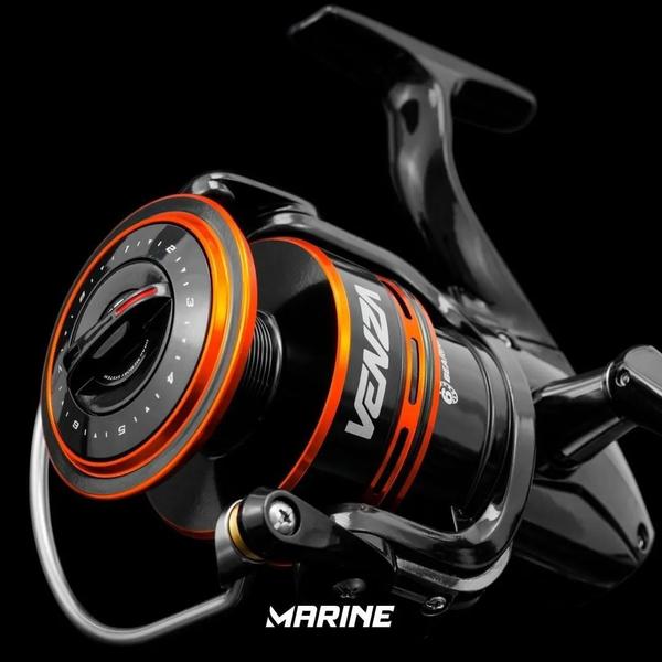 Imagem de Molinete de pesca marine sports venza 5000 - 6 rolamentos - drag:10kg - recol. 5.1:1