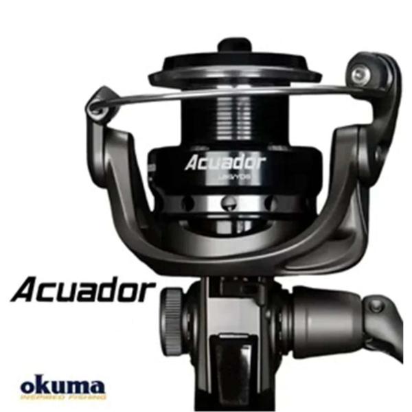 Imagem de Molinete de Pesca Pescaria Okuma Acuador 4Rol Veloc 5.0:1 Tam ACU-4000A